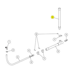 Pipe Assembly 1-1/2 in. x 19-1/2 in.