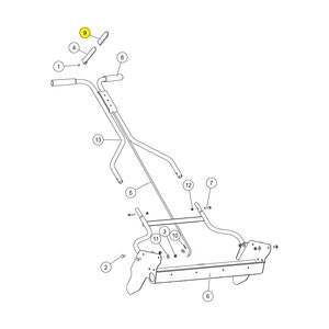 Handle Cover3/16x 3-1/2  Red