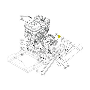 Pulley3/4bore X 3-1/2  O.