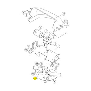 Spinner Assembly 12  Adjustabl T30241 SnowEx