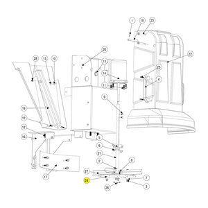 Spinner Plate 12 F50517 Adjustable SnowEx