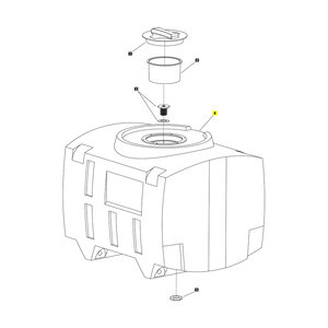 Tank 100 gal. Yellow