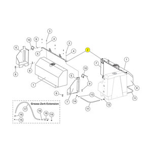 Upper Saddle Tank Bracket