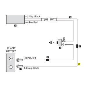 Battery Harness - 10 ft.