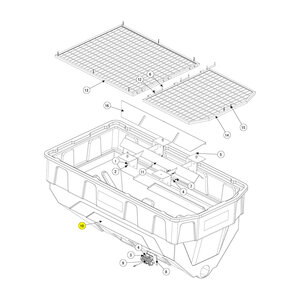 Hopper 6 cu. yd. Yellow