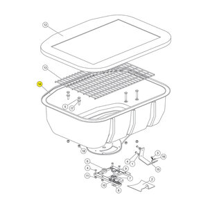 Hopper1.5 Cu. Ft. Yellow D5981 SnowEx