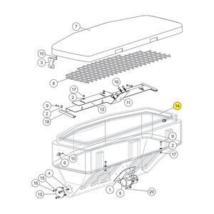 Hopper6.0 Cu. Ft. Yellow Sp