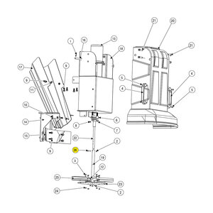 Bolt 1/4 in. - 20 thread x 1-1/4 in. Hex He