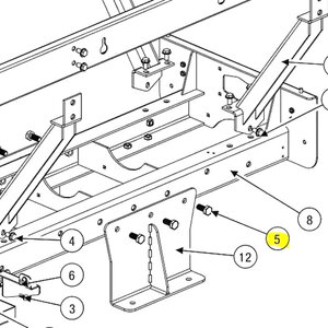 Bolt 5/8 in. - 11 thread x 1-1/2 in. Hex He