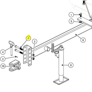 Bolt 5/8 in. - 11 thread x 4-1/2 in. Hex He
