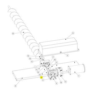 Bolt M8 - 1.25 pitch x 16 mm Flange Z