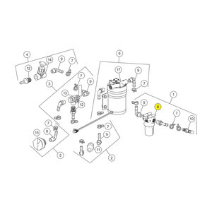 Line Strainer1/2x 1/2  Clear B