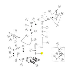 3/4straight Poly-hose 12-1/2