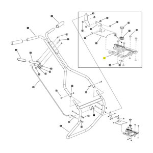 Bolt 1/4 in. - 20 thread x 1/2 in. Hex Head D5944-1 SnowEx