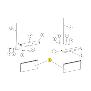Bristle Section 11 in. x 36 in. Red