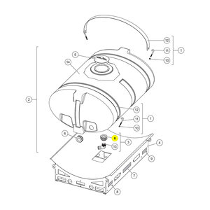 Bulkhead Coupling 2  Epdm Poly