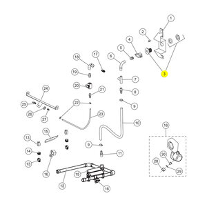Bulkhead Coupling3/4epdm Poly