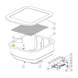Clamp1/8rubber Coated W/1