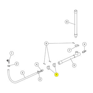 Clamp1-1/2  Rubber Coated
