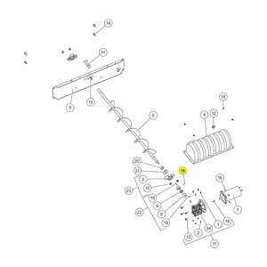 Set Screw 1/4 in. - 20 thread x 3/4 in. Square