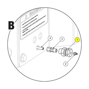 Bulkhead Coupling   1/8  Brass
