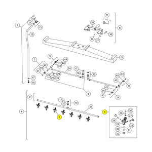 SnowEx LiquiMaxx Liquid Boom Nozzle Assembly Kit 1-1.5-2 GPM Triple Stream