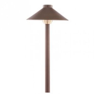 Halco PTH075 Path Light 18 in. Riser Brass Antique Brass Finish