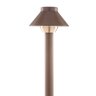 Halco PTH040 Path Light 15 in. Riser Brass Antique Brass Finish No Lamp