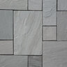 Solstice Dimensional Castle Grey Sandstone Hand Cut 4 pc. Patio Pack 7/8 in. (108 sq. ft./pallet)