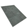Solstice Dimensional Castle Black Limestone Hand Cut 4 pc. Patio Pack 1 in.