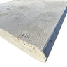 Solstice Coping Ivory Travertine Bullnose 2 Long 2 in. x 16 in. x 24 in.