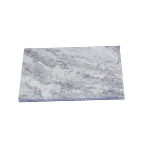 Solstice Dimensional Silver Travertine Tumbled 1 3/16 in. x 16 in. x 24 in.