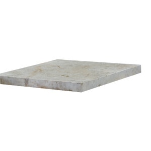 Solstice Cap Ivory Travertine Square Edge 2 in. x 24 in. x 24 in.