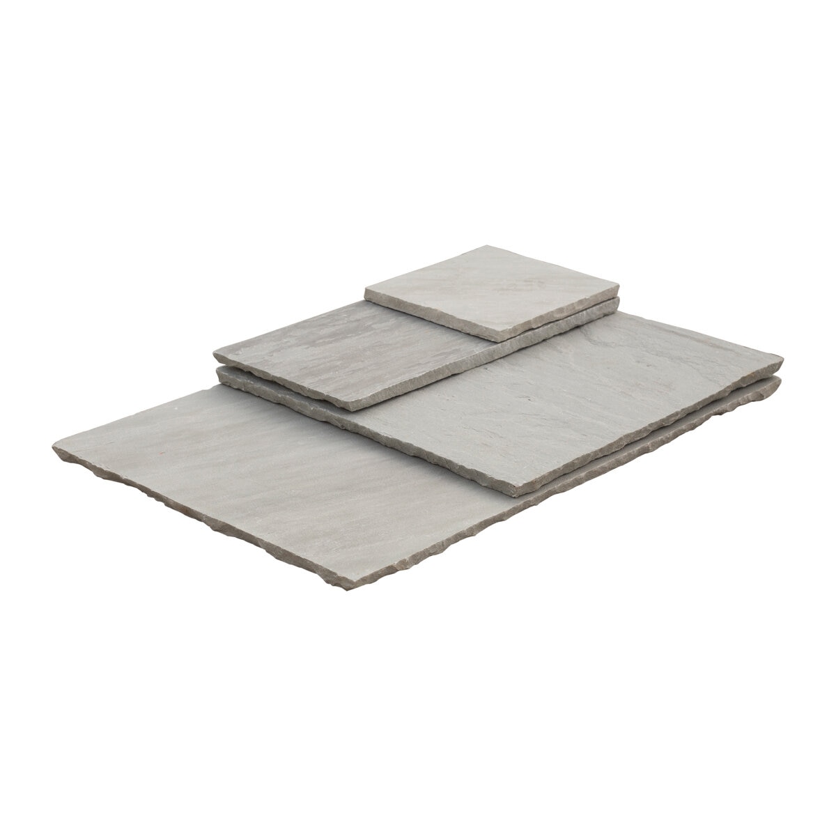 Solstice Dimensional SW Grey Sandstone Hand Cut 4 pc. Patio Pack 7/8 in ...