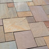 Solstice Dimensional SW Buff Sandstone Hand Cut 4 pc. Patio Pack 7/8 in. (108 sq. ft./pallet)