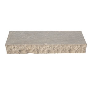 Solstice Step SW Grey Sandstone Rockface 4 Sides 6 in. x 16 in. x 48 in.