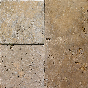 Coping Walnut Travertine Bullnose 1 Long 2 in. x 16 in. x 24 in