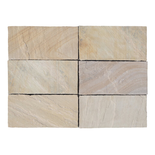 Solstice Dimensional SW Tan Sandstone Hand Cut 1 1/4 in. x 12 in. x 24 ...