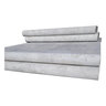 Solstice Coping Tundra Gray Marble Leathered Finish Bullnose 1 Long 2 in. x 16 in. x 24 in.