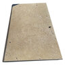 Solstice Coping Ivory Travertine Bullnose 1 Long 2 in. x 16 in. x 24 in.