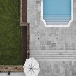 Solstice Step Castle Grey Sandstone Rockface 4 Sides 6 in. x 16 in. x 48 in.