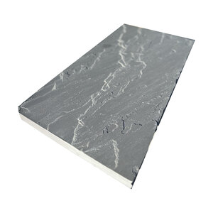 Solstice Tread Castle Grey Sandstone Rockface 2 Long 2 in. x 14 in. x 24 in.