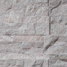 Solstice Sawn Thin Veneer Snow White Quartzite Dimensional 2/4/6 Course Height Corners (100 ln. ft./pallet)