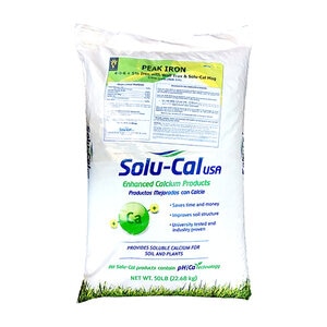 Solu-Cal Peak Iron Fertilizer 4-0-6 50 lb.