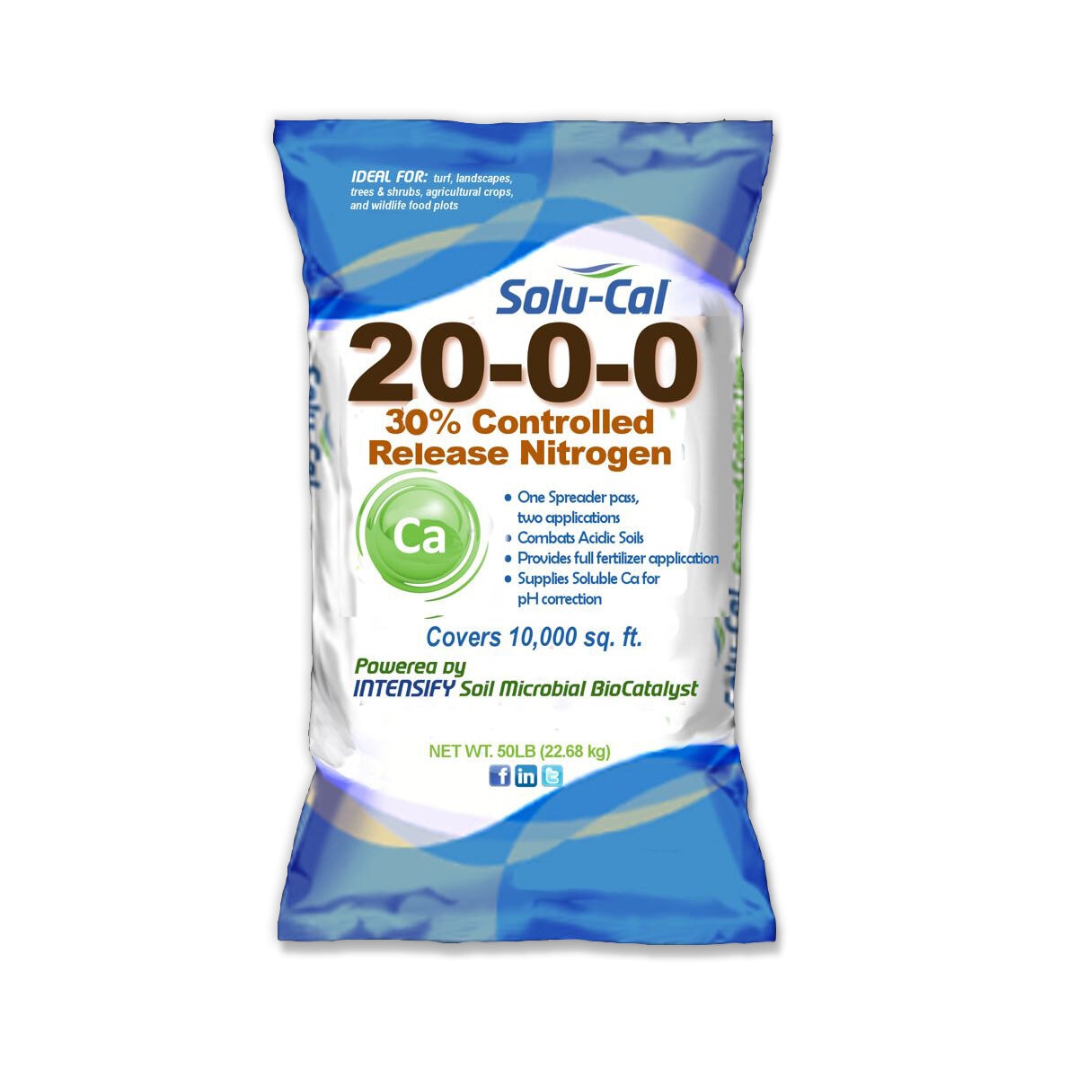 Solu-Cal Fertilizer 20-0-0 30% CRN 20Ca 50 lb. Bag | SiteOne US