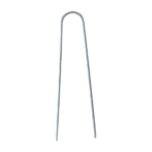 Sod Staple Round Top Galvanized Steel 6 in. x 1 in. x 6 in. 11 Gauge (500 pc./Box)