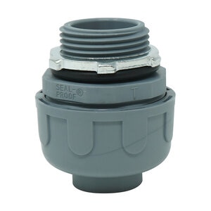 Southwire Liquidtight NM Straight PVC Conduit Fitting Connector 1 in.
