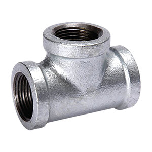 Galvanized Tee 1 in. x 1 in. x 3/4 in.