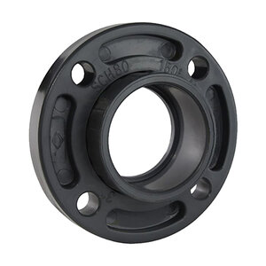 SOVAL PVC SCH80 Vanstone Flange Two Piece NSF 4