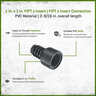 Spears PVC Insert Female Adapter 1 in. x 1 in. FIPT x Insert